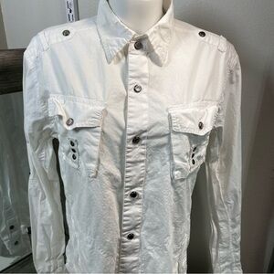 Alpha 17 llong sleeve button up shirt, men’s small